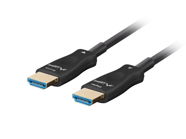 Kabel Lanberg HDMI M/M v2.1 40M 8K czarny optyczny AOC — zdjęcie producenta