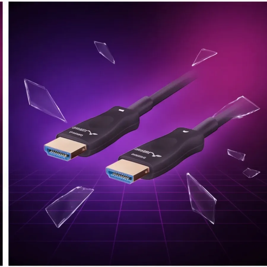 Kabel Lanberg HDMI M/M v2.1 40M 8K czarny optyczny AOC — zdjęcie główne, smartu.eu