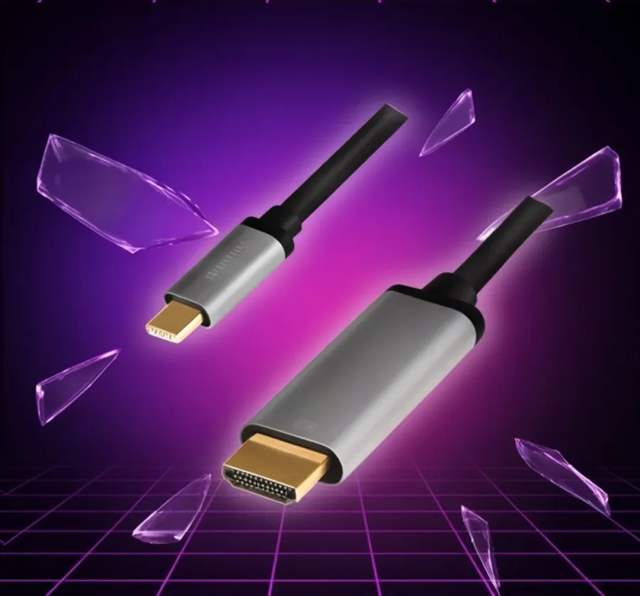 Kabel LogiLink USB-C do HDMI, 4K 60Hz aluminiowy 1.8m — zdjęcie główne, smartu.eu