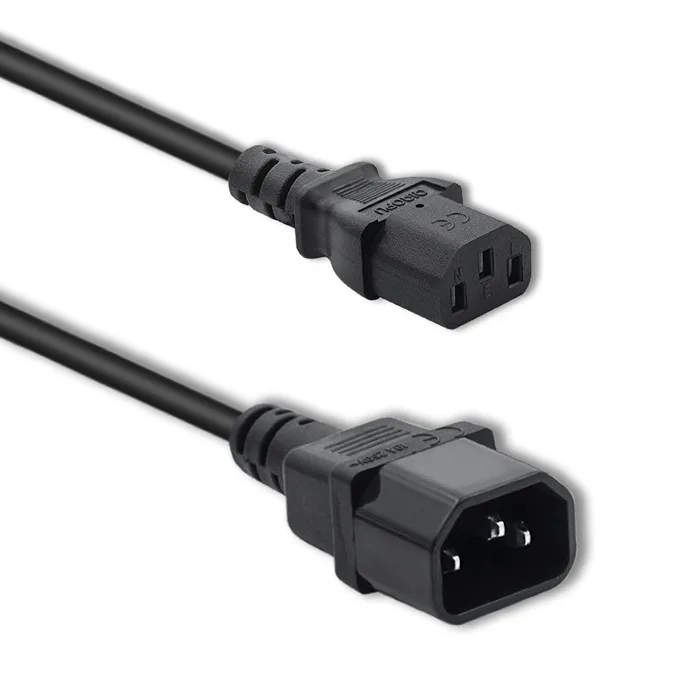 Kabel Qoltec zasilający do UPS | C13/C14 | 3m — zdjęcie producenta