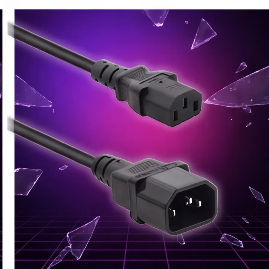 Kabel Qoltec zasilający do UPS | C13/C14 | 3m — zdjęcie główne, smartu.eu