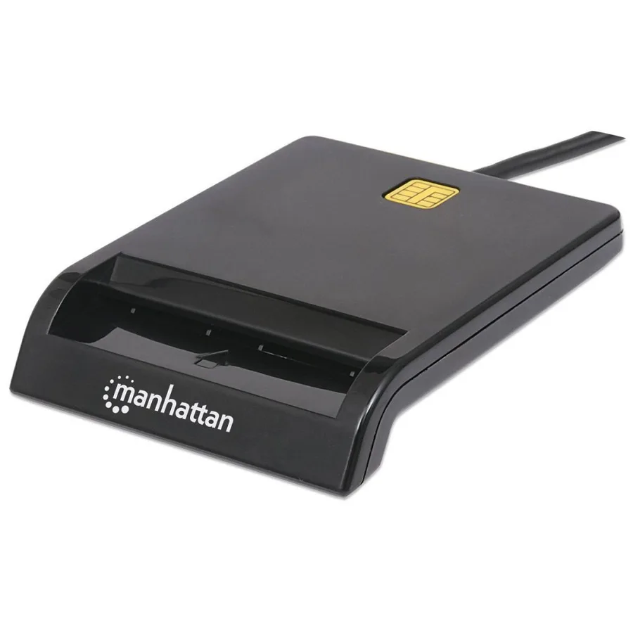 Manhattan Czytnik kart Smart USB zewnętrzny stykowy — zdjęcie producenta