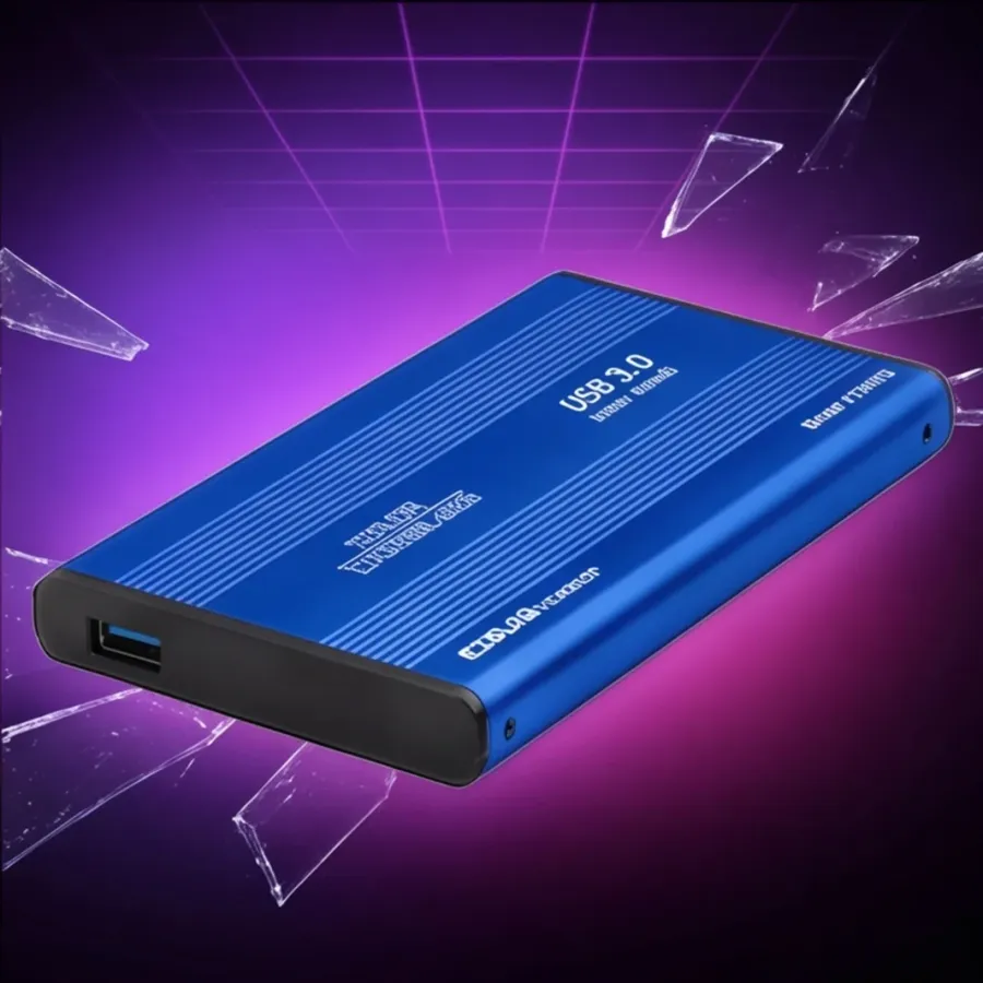 Obudowa Qoltec na dysk HDD/SSD 2.5 cala SATA3 | USB 3.0 | Niebieska — zdjęcie główne, smartu.eu
