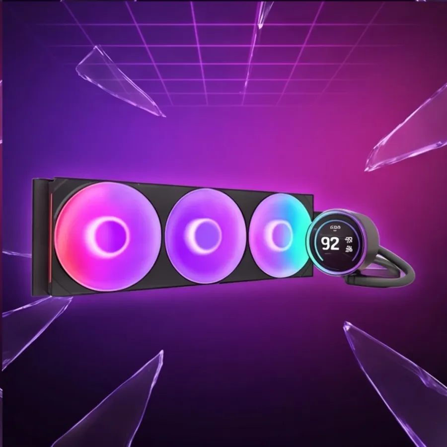 Chłodzenie NZXT wodne Kraken elite 420 RGB LCD czarne — zdjęcie główne, smartu.eu Chłodzenie NZXT wodne Kraken elite 420 RGB LCD czarne — zdjęcie główne, smartu.eu