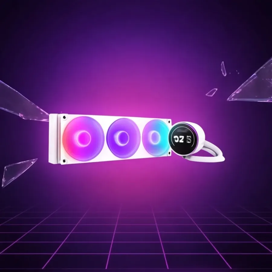Chłodzenie NZXT wodne Kraken elite 360 RGB V2 LCD białe — zdjęcie główne, smartu.eu Chłodzenie NZXT wodne Kraken elite 360 RGB V2 LCD białe — zdjęcie główne, smartu.eu