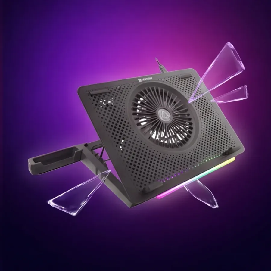 Podstawka pod notebook Genesis Oxid 450 RGB 15.6'' — zdjęcie główne, smartu.eu Podstawka pod notebook Genesis Oxid 450 RGB 15.6'' — zdjęcie główne, smartu.eu