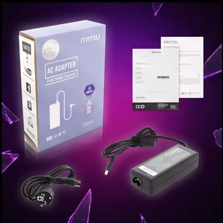 Ładowarka Mitsu/zasilacz 19.5v 3.34a (4.5x3.0 pin) - Dell 65W — zdjęcie główne, smartu.eu