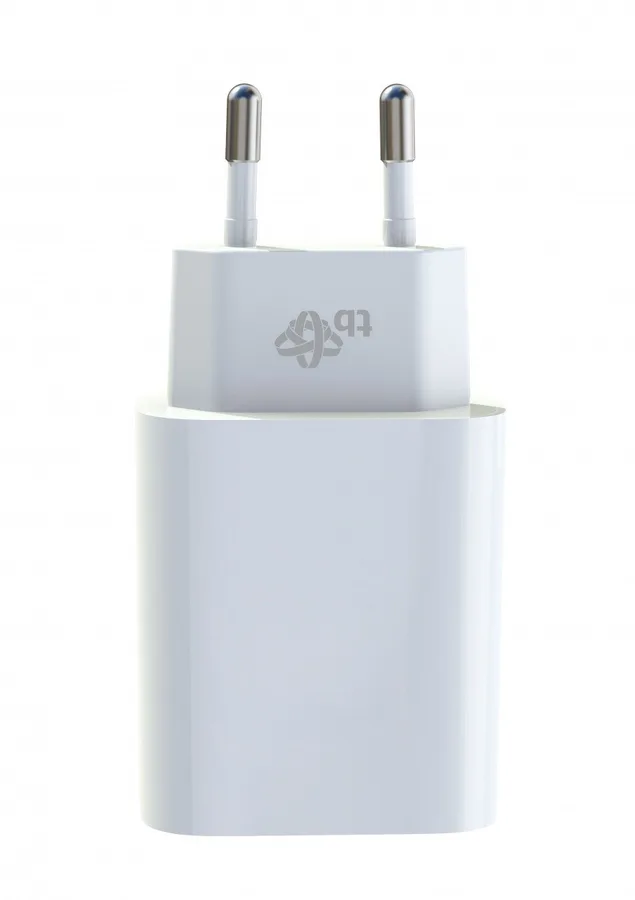 Ładowarka TB sieciowa 2x3A USB C + USB A Power Delivery biała — zdjęcie producenta