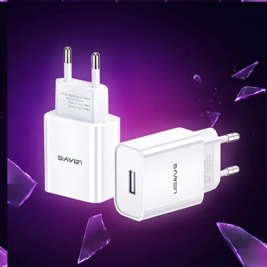 Ładowarka USAMS sieciowa T18 1xUSB 2,1A Head — zdjęcie główne, smartu.eu