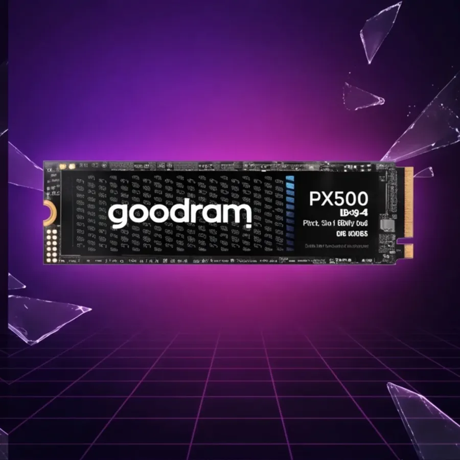Dysk GOODRAM SSD PX500-G3 512GB M.2 PCIe 3x4 NVMe 2280 3200/2400 — zdjęcie główne, smartu.eu Dysk GOODRAM SSD PX500-G3 512GB M.2 PCIe 3x4 NVMe 2280 3200/2400 — zdjęcie główne, smartu.eu