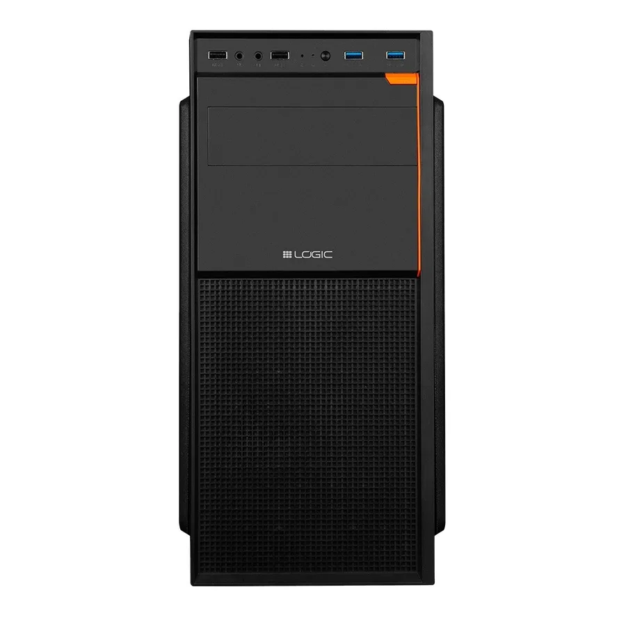 Obudowa Logic Concept komputerowa J23 midi tower ATX USB 3.0 x 2 Czarna — zdjęcie producenta