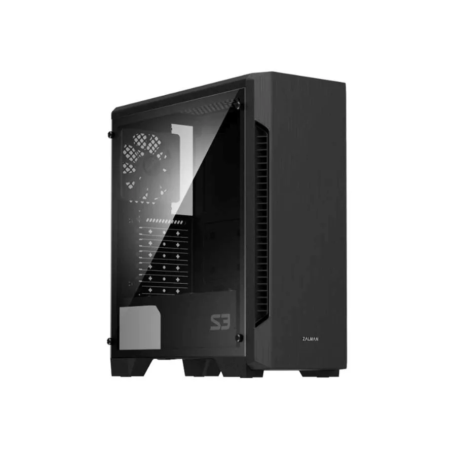 Obudowa Zalman S3 TG ATX Mid Tower PC Case TG fan x3 — zdjęcie producenta