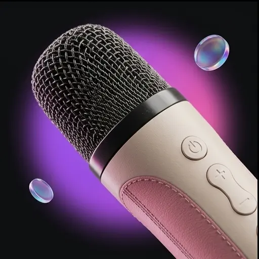Podświetlenie LED RGB głośnika KX2860 w trybie płynnych przejść kolorów w półmroku Podświetlenie LED RGB głośnika KX2860 w trybie płynnych przejść kolorów w półmroku