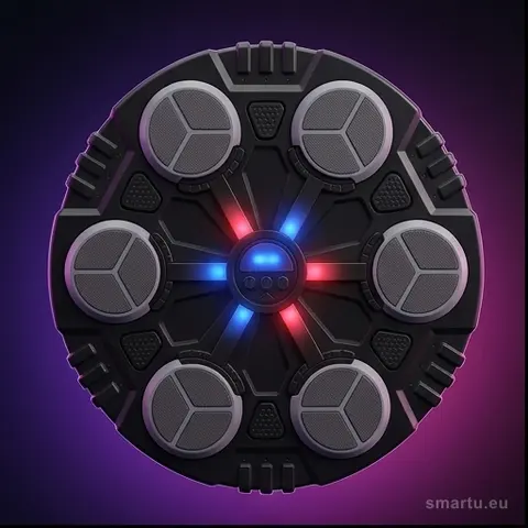 Tarcza bokserska na ścianę dla dzieci 8+ Bluetooth LED USB, interaktywny trenażer z licznikiem punktów KX3009