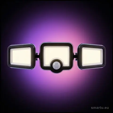 Solarna lampa LED 3w1 z czujnikiem ruchu i zmierzchu, 171 COB, 6500 lm, IP65, pilot, osobny panel, KX3091 Solarna lampa LED 3w1 z czujnikiem ruchu i zmierzchu, 171 COB, 6500 lm, IP65, pilot, osobny panel, KX3091