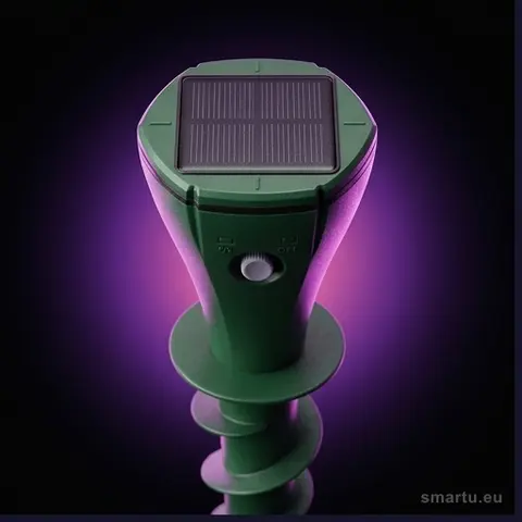 Solarny odstraszacz kretów nornic i węży wibracyjny IP65 zestaw 2 szt. KX3282 Solarny odstraszacz kretów nornic i węży wibracyjny IP65 zestaw 2 szt. KX3282