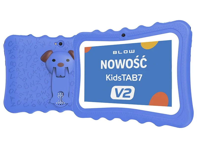 Tablet BLOW KidsTAB7 V2 4/32GB niebieskie etui kamera 2MP — zdjęcie producenta
