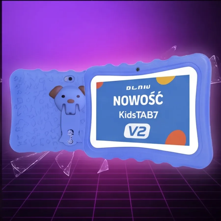 Tablet BLOW KidsTAB7 V2 4/32GB niebieskie etui kamera 2MP — zdjęcie główne, smartu.eu