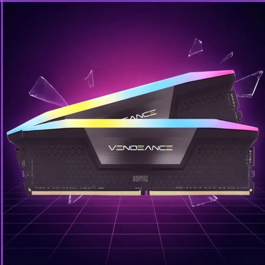 Corsair Pamięć DDR5 Vengeance RGB 32GB/5600 (2x16GB) CL40 — zdjęcie główne, smartu.eu Corsair Pamięć DDR5 Vengeance RGB 32GB/5600 (2x16GB) CL40 — zdjęcie główne, smartu.eu