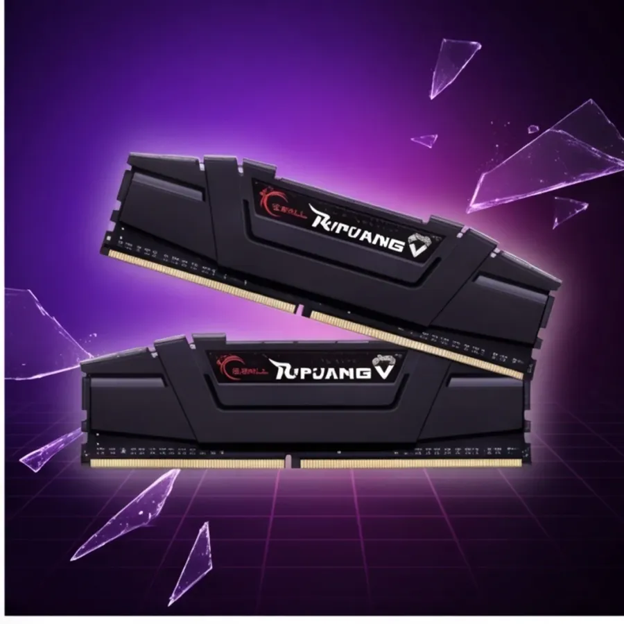 G.SKILL DDR4 32GB (2x16GB) RipjawsV 3200MHz CL16 rev2 XMP2 Black — zdjęcie główne, smartu.eu