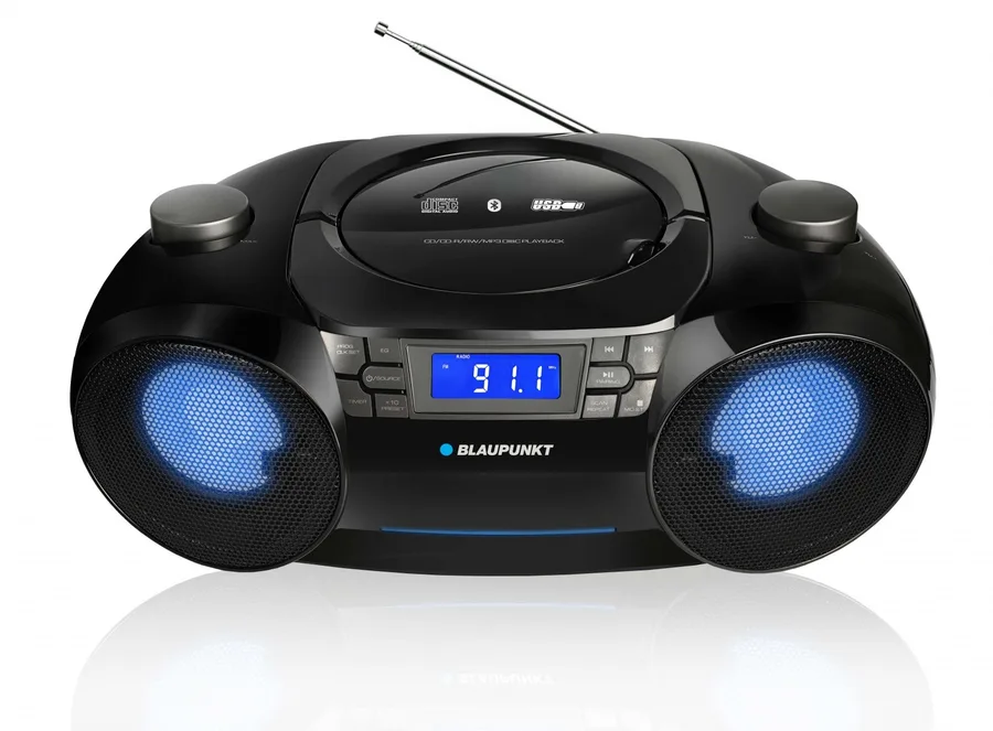 Blaupunkt Boombox BB31LED CD/MP3/FM/Bluetooth/USB — zdjęcie producenta