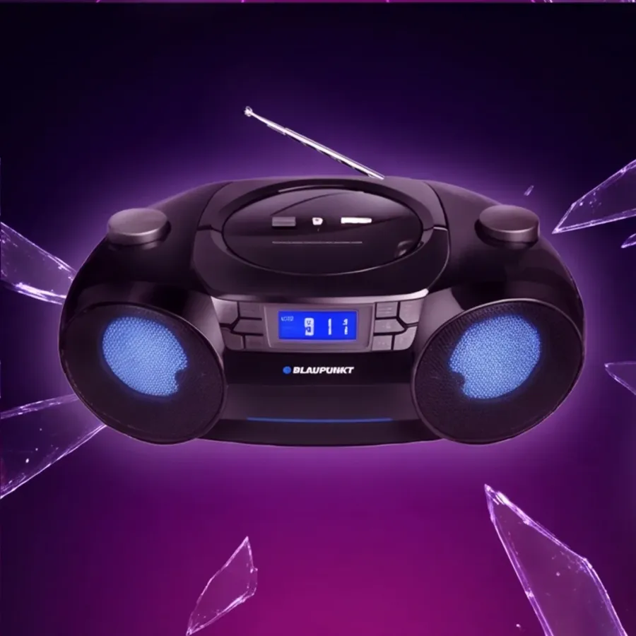 Blaupunkt Boombox BB31LED CD/MP3/FM/Bluetooth/USB — zdjęcie główne, smartu.eu