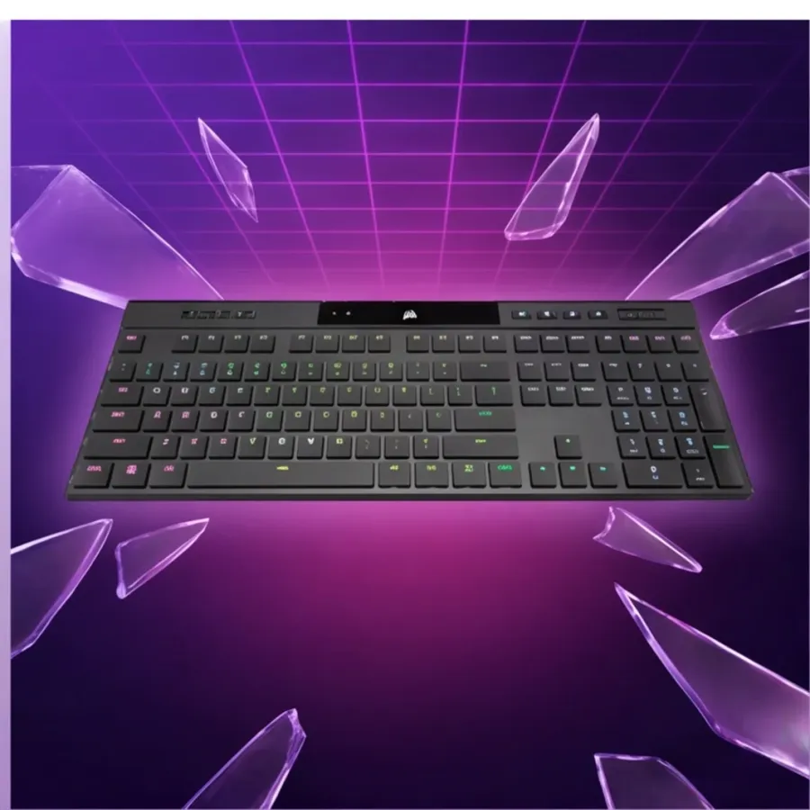 Klawiatura Corsair K100 RGB Air Wireless Ultra Thin Cherry MX — zdjęcie główne, smartu.eu Klawiatura Corsair K100 RGB Air Wireless Ultra Thin Cherry MX — zdjęcie główne, smartu.eu