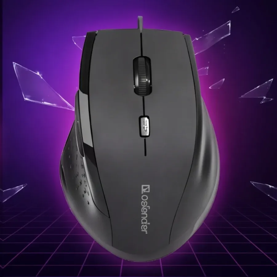 Mysz Defender optyczna ACCURA MM-362 1600dpi 6P Czarna — zdjęcie główne, smartu.eu