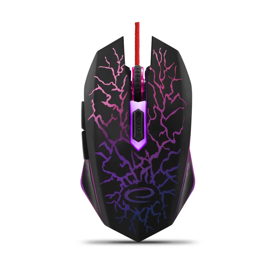 MYSZKA Esperanza PRZEWODOWA DLA GRACZY 6D OPTYCZNA USB MX211 LIGHTNING — zdjęcie producenta