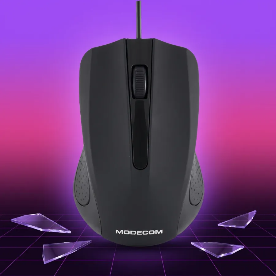 MODECOM PRZEWODOWA MYSZ OPTYCZNA M9 BLACK — zdjęcie główne, smartu.eu