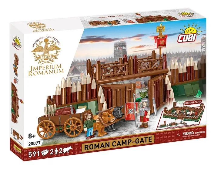 Cobi Klocki Klocki Imperium Romanum - Brama obozu rzymskiego 591 elementów — zdjęcie producenta Cobi Klocki Klocki Imperium Romanum - Brama obozu rzymskiego 591 elementów — zdjęcie producenta