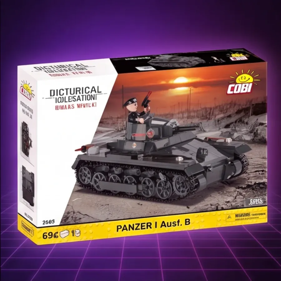 Cobi Klocki Klocki Panzer I Ausf.B 654 elementy — zdjęcie główne, smartu.eu Cobi Klocki Klocki Panzer I Ausf.B 654 elementy — zdjęcie główne, smartu.eu