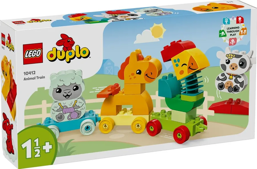 LEGO Klocki DUPLO 10412 Pociąg ze zwierzątkami — zdjęcie producenta LEGO Klocki DUPLO 10412 Pociąg ze zwierzątkami — zdjęcie producenta