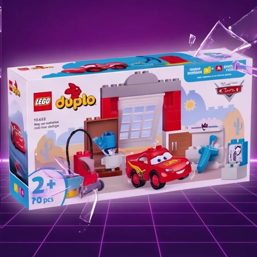 LEGO Klocki DUPLO Disney 10456 Wizyta McQueena w warsztacie Wójta — zdjęcie główne, smartu.eu