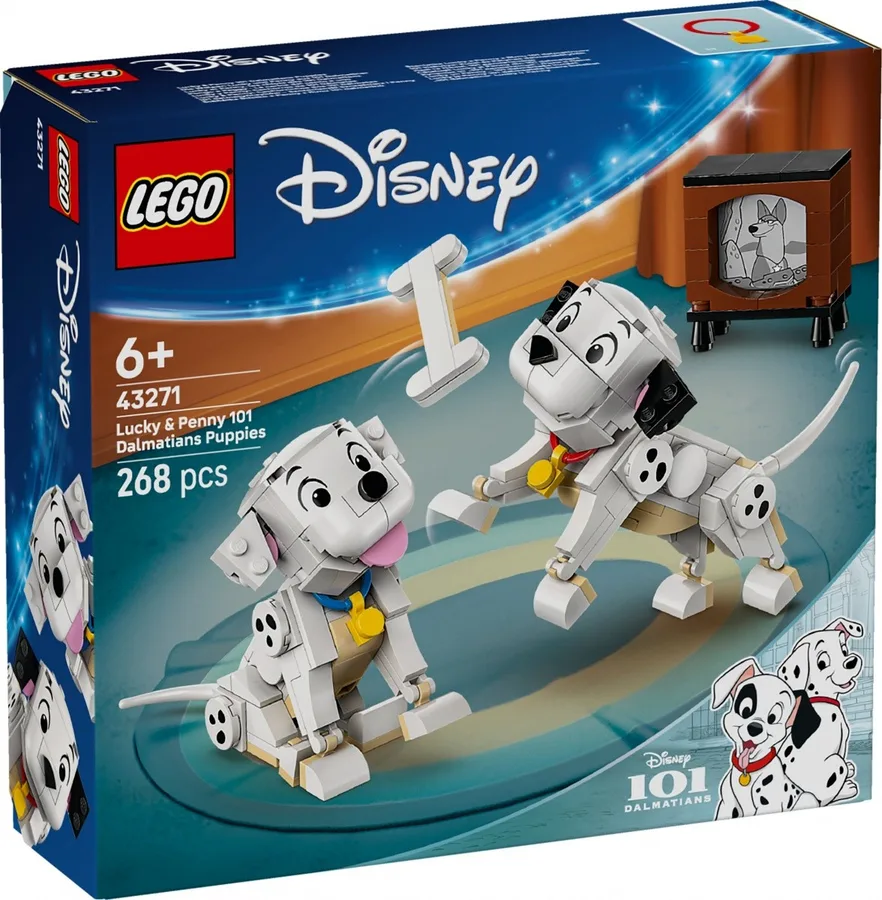 LEGO Klocki Disney 43271 101 dalmatyńczyków - Szczeniaczki Szczęściarz i Penny — zdjęcie producenta LEGO Klocki Disney 43271 101 dalmatyńczyków - Szczeniaczki Szczęściarz i Penny — zdjęcie producenta