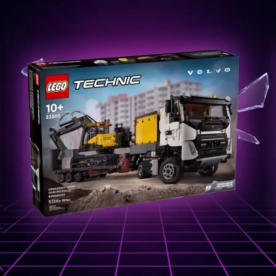 LEGO Klocki Technic 42175 Ciężarowka Volvo FMX i koparka EC230 Electric — zdjęcie główne, smartu.eu LEGO Klocki Technic 42175 Ciężarowka Volvo FMX i koparka EC230 Electric — zdjęcie główne, smartu.eu