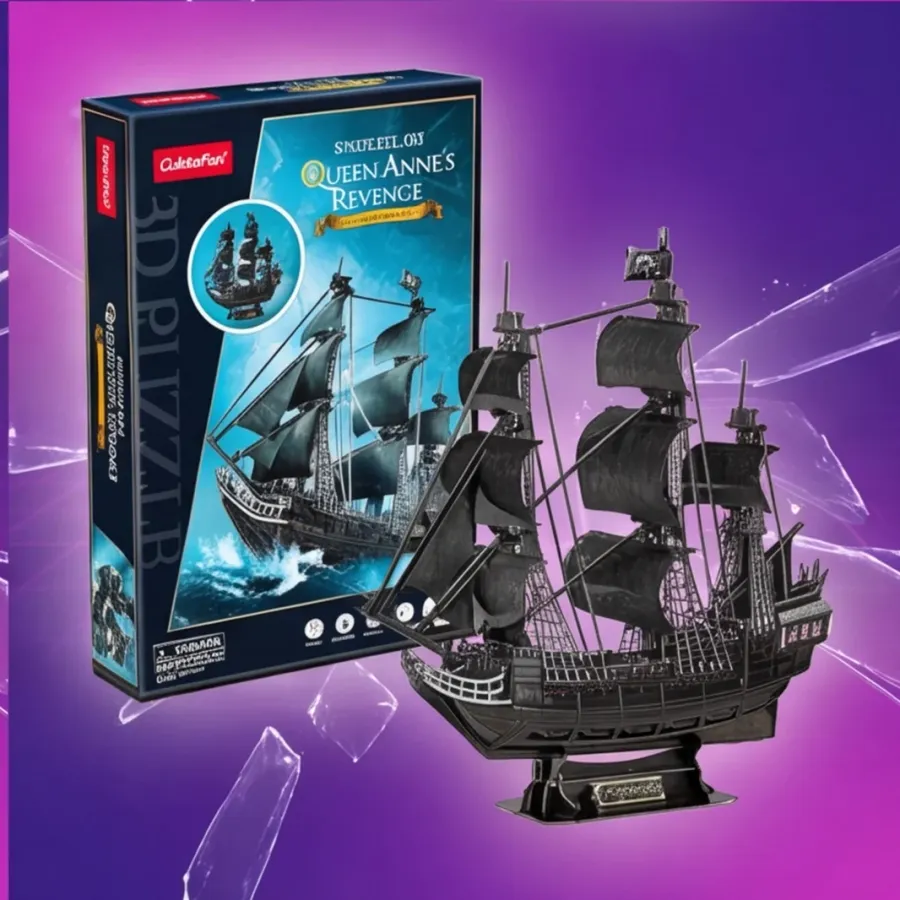 Cubic Fun Puzzle 3D Okręt piracki - Zemsta królowej Anny — zdjęcie główne, smartu.eu