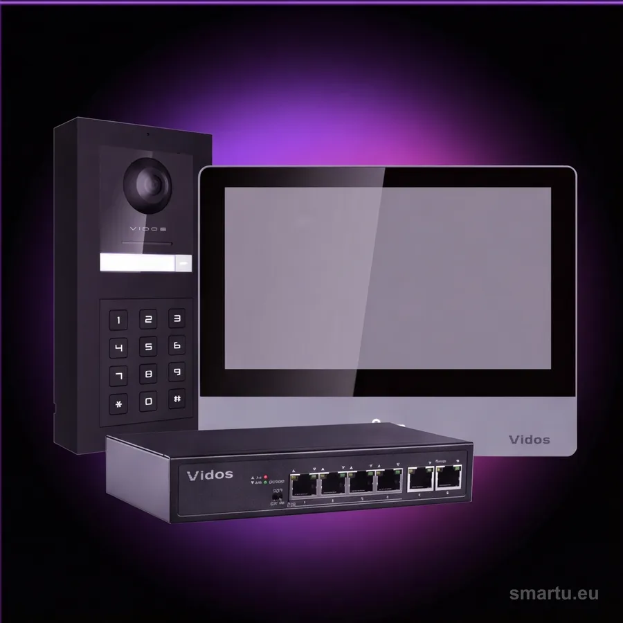 VIDOS ONE X160 M2020 wideodomofon IP zestaw jednorodzinny monitor 7 cali dotykowy Wi-Fi 1080p