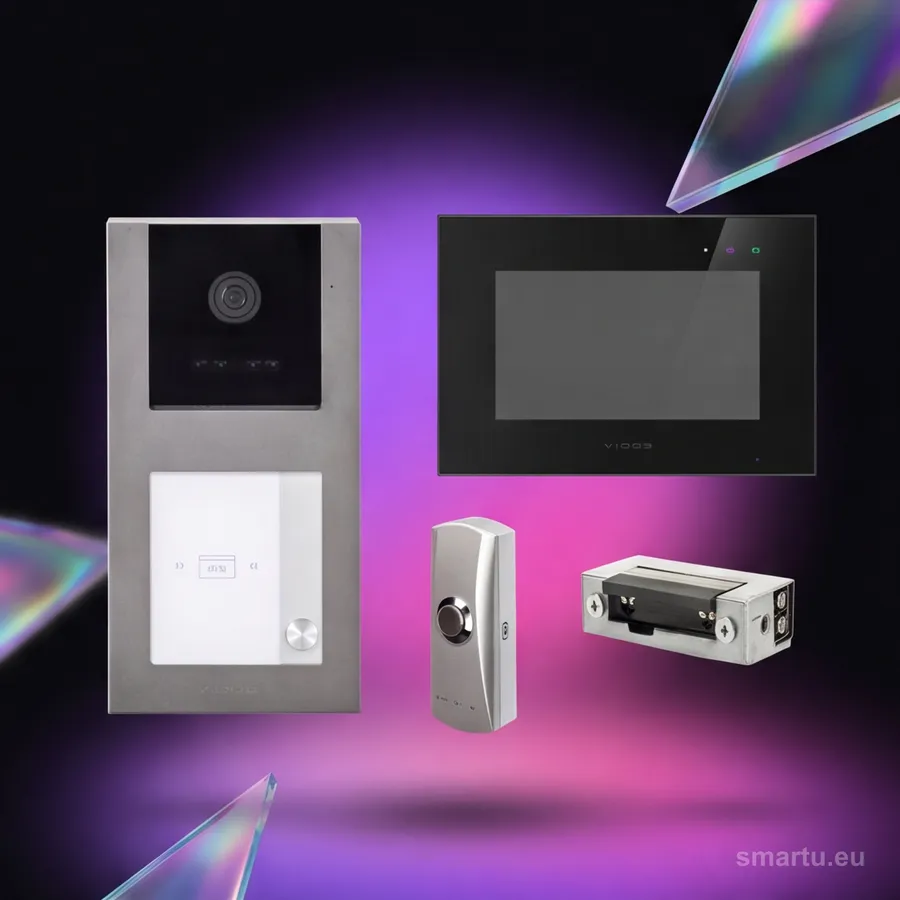 VIDOS X S11-1 M10B-X wideodomofon WiFi FullHD zestaw z przyciskiem i elektrozaczepem