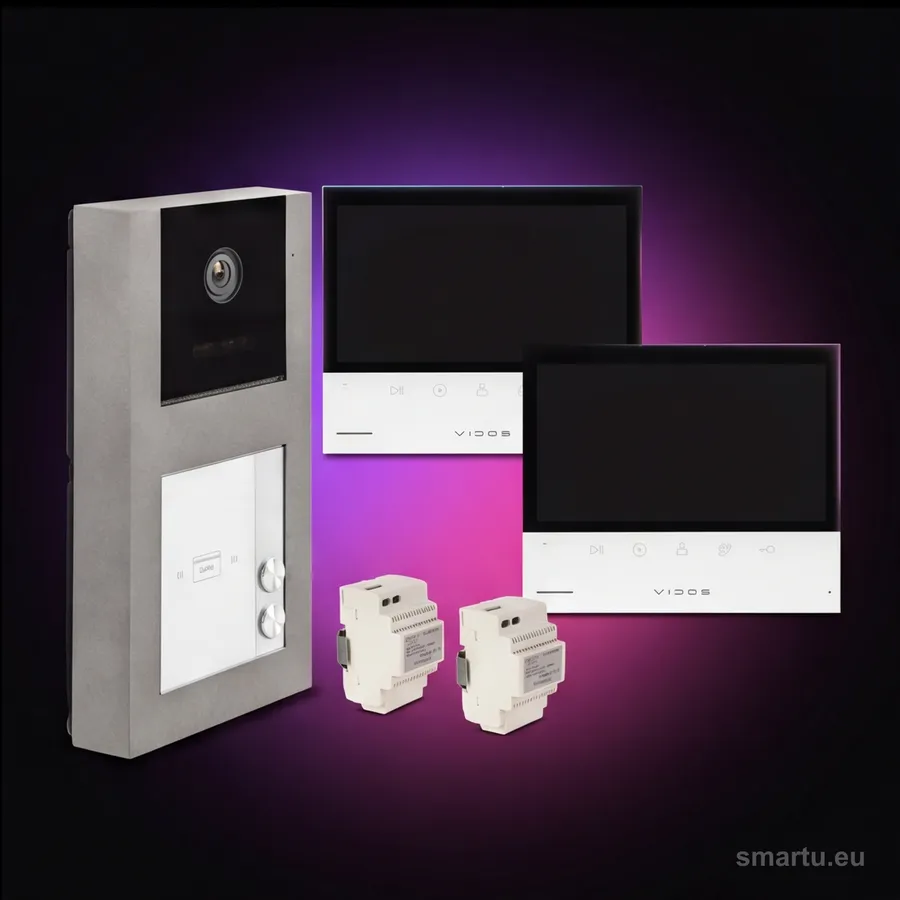 VIDOS X S11-2 M13-XT Tuya zestaw wideodomofon WiFi monitor 7 cali dla 2 abonentów VIDOS X S11-2 M13-XT Tuya zestaw wideodomofon WiFi monitor 7 cali dla 2 abonentów
