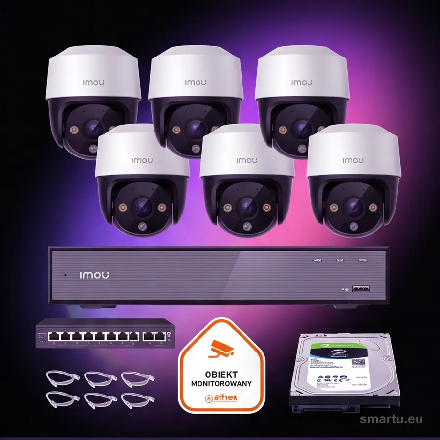 Zestaw monitoringu Imou 6x kamera Cruiser 4MP POE Zestaw monitoringu Imou 6x kamera Cruiser 4MP POE
