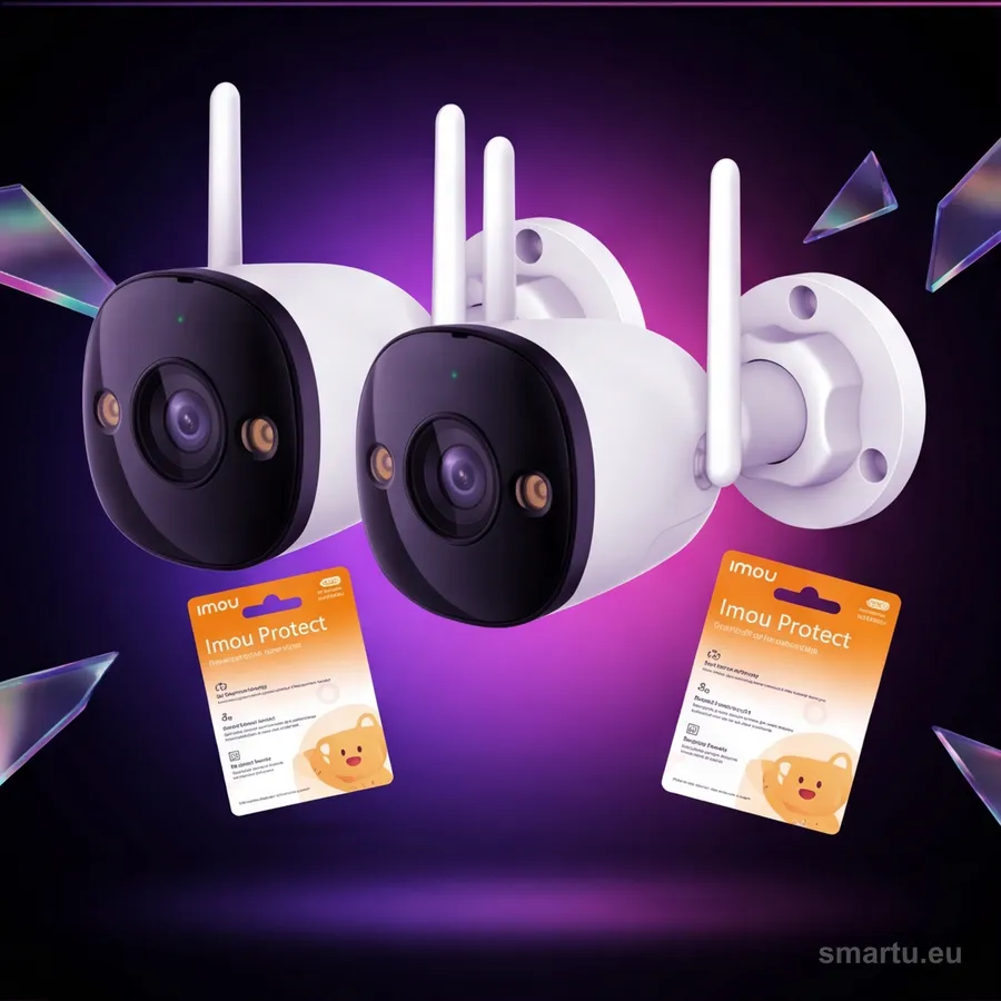 Imou Bullet 3 5MP zestaw 2 kamer IP Wi-Fi z chmurą Imou Protect, IP67, sygnalizacja świetlna i syrena 110 dB