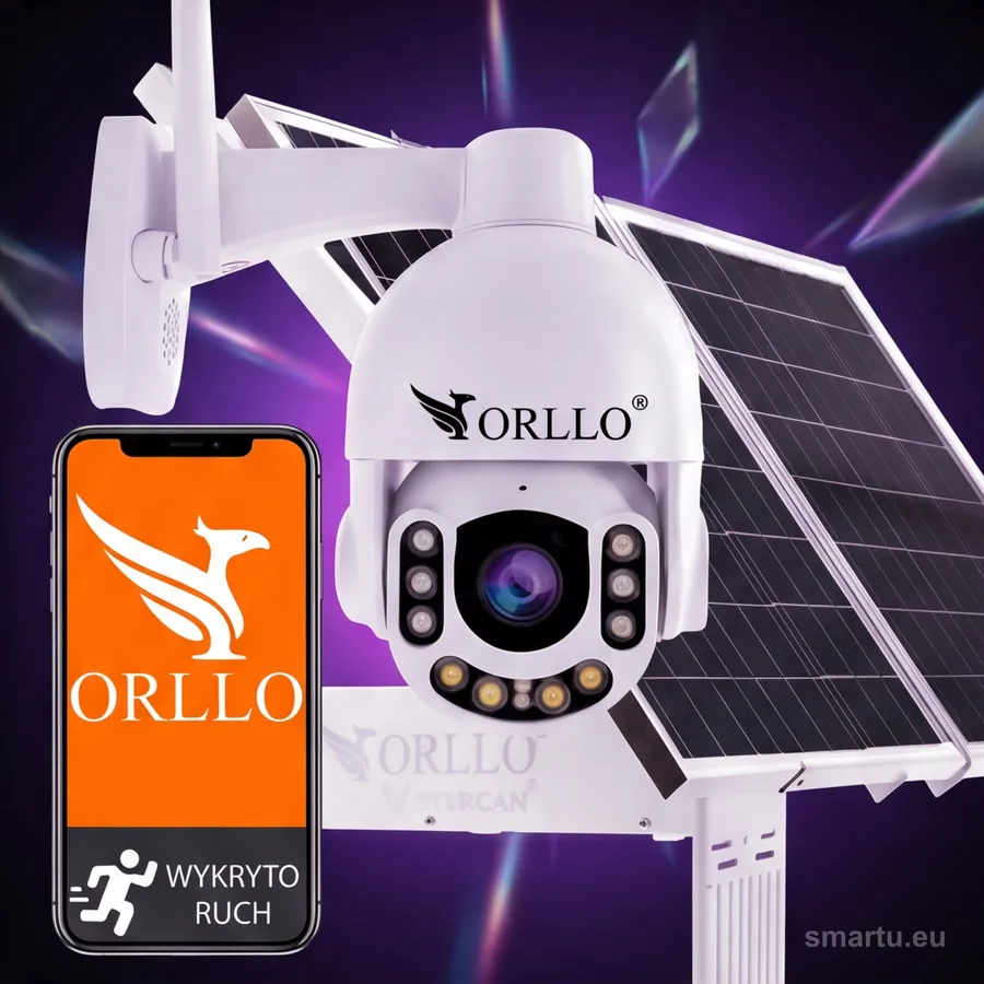 Orllo Z7 PRO kamera obrotowa GSM 4G SIM z panelem solarnym SM6030 Pro widok ogólny Orllo Z7 PRO kamera obrotowa GSM 4G SIM z panelem solarnym SM6030 Pro widok ogólny
