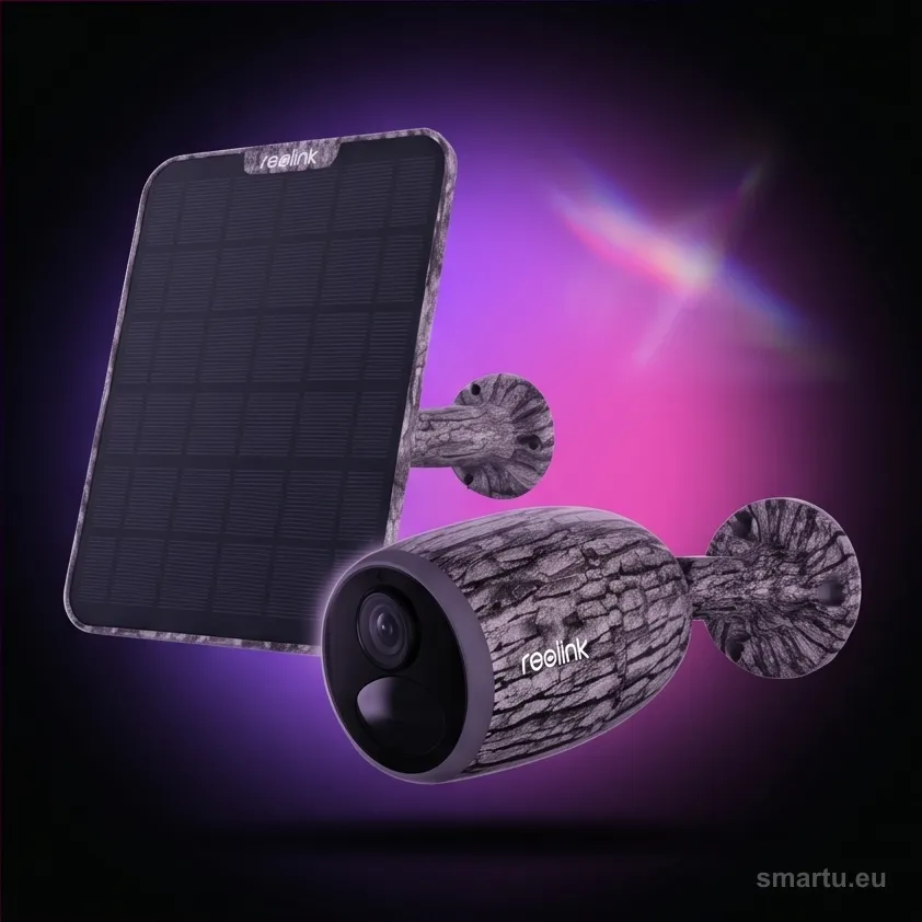 Kamera IP Reolink GO Series G330 camuflage z panelem solarnym, ujęcie 1