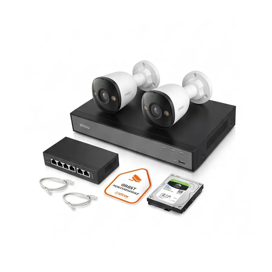 Zestaw monitoringu Imou 2x kamera PS3E-8Q0 8MP POE Zestaw monitoringu Imou 2x kamera PS3E-8Q0 8MP POE