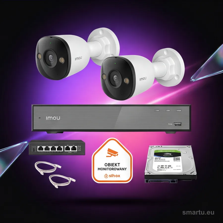 Zestaw monitoringu Imou 2x kamera PS3E-8Q0 8MP POE Zestaw monitoringu Imou 2x kamera PS3E-8Q0 8MP POE